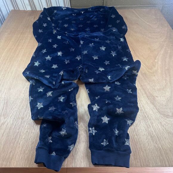 Secret Treasures Plush Star Pajama Set XL 16-18 Navy Cozy Winter Holiday Gift - Picture 5 of 8